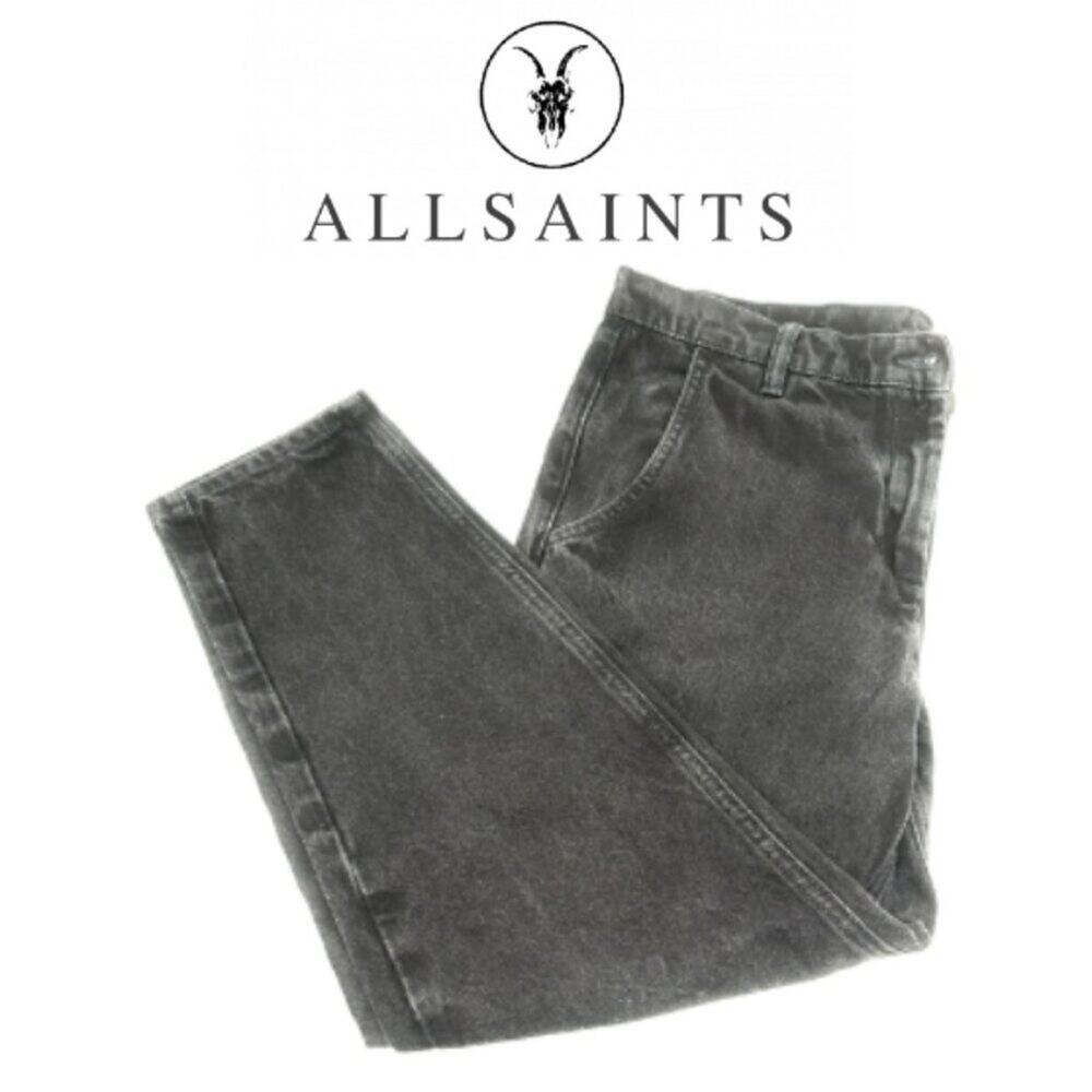 ALLSAINTS style 170/78 women's black distressed jeans - SIZE 31